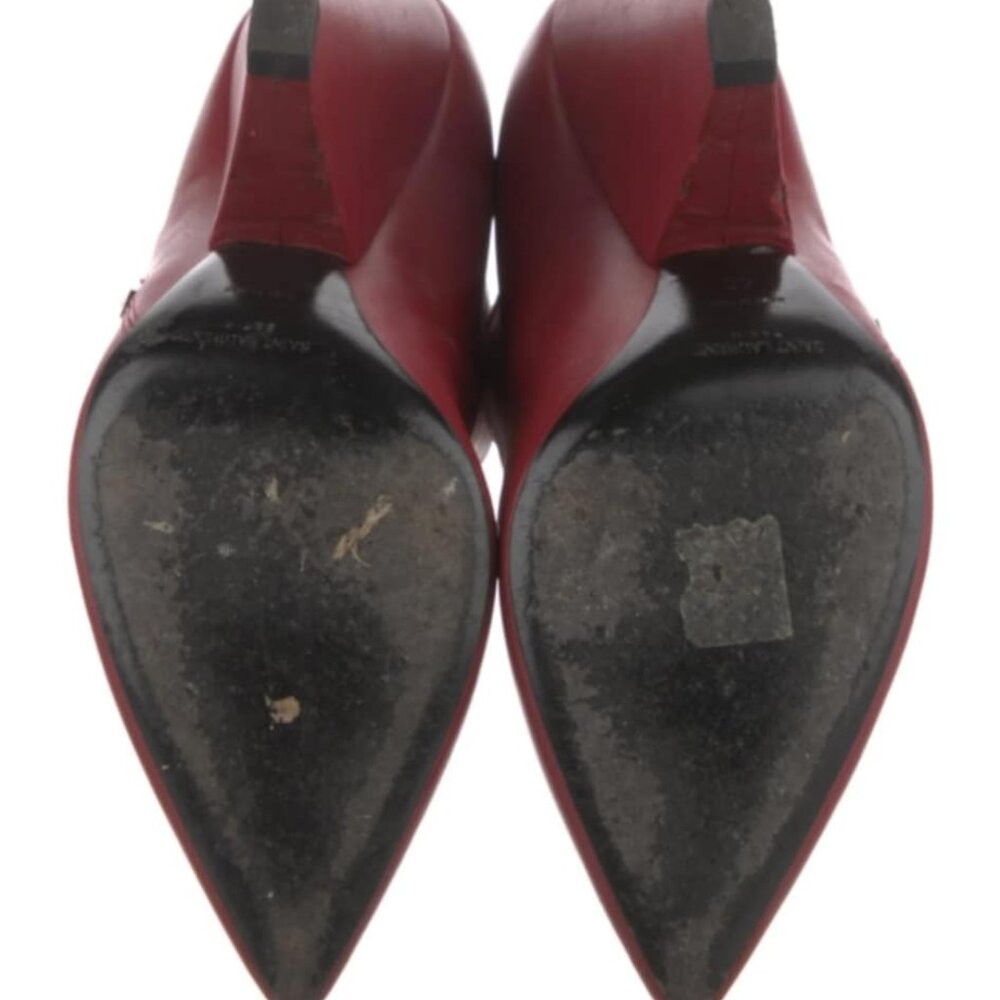 Saint Laurent Leather Bootie Women's Size: 10 | IT 40 - Picture 5 of 5